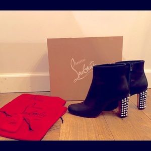 Black Suzi Folk Louboutin booties - size 37